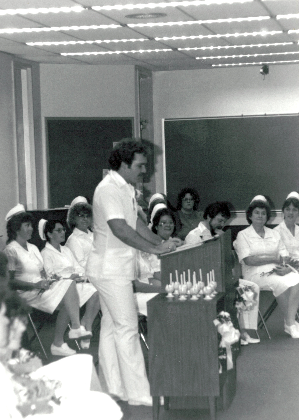 PHSC Nursing Pinning Ceremony in early 1970s