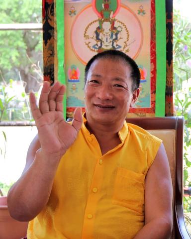 Portrait of Drupon Thinley Ningpo Rinpocke
