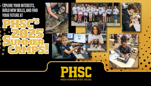 Explore Your Interests, build new skills, and find your future at PHSC's 2025 Summer Camps!