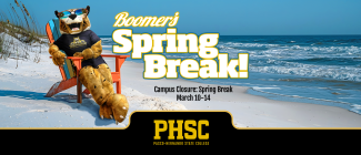 Boomer's Spring Break! Campus Closure: Spring Break March 10-14