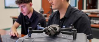 PHSC students in the Unmanned Vehicles Systems Operation program.