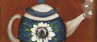 painting of a teapot