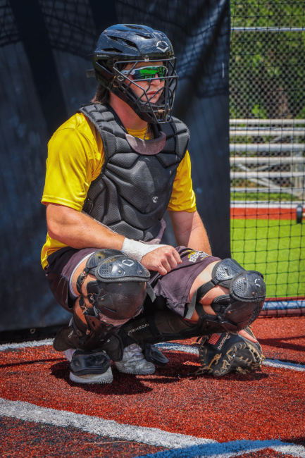Bobcat Catcher at Practice