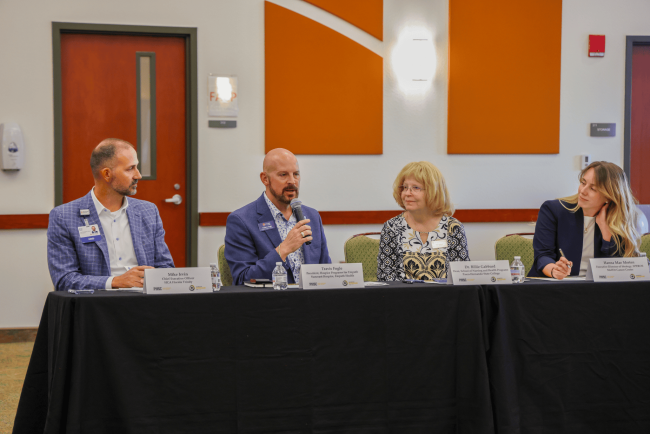 Mike Irvin, Travis Fogle, Dr. Billie Gabbard, and Hanna Mae Merten